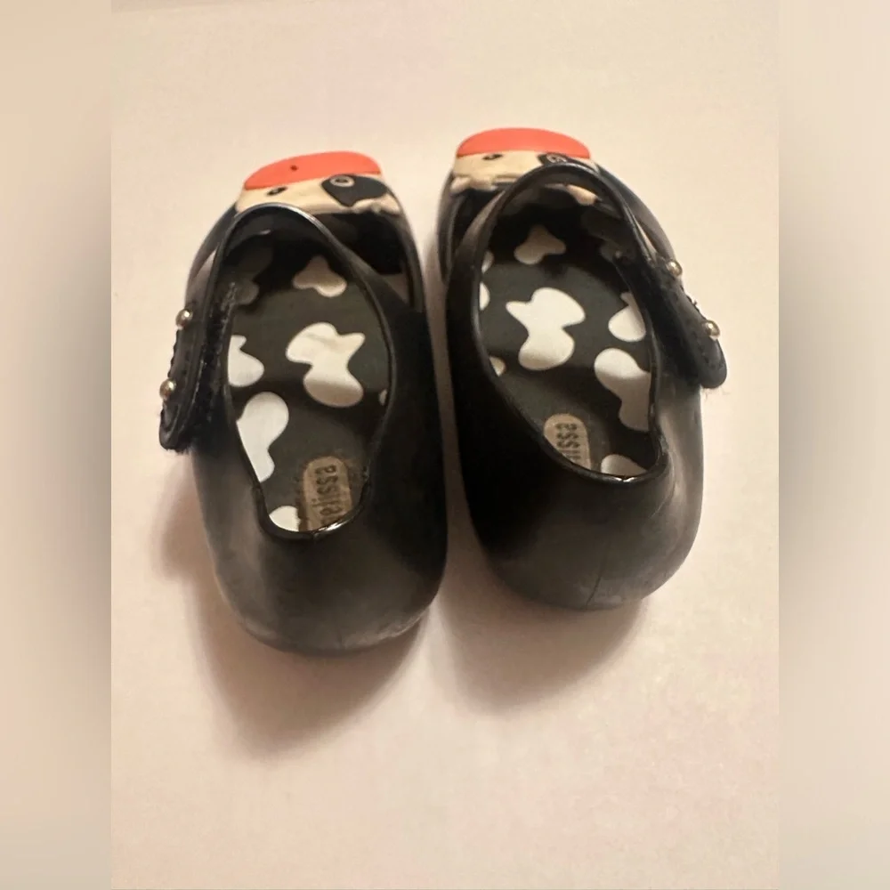 Mini Melissa Cow Mary Janes (Left Is Missing Horn)